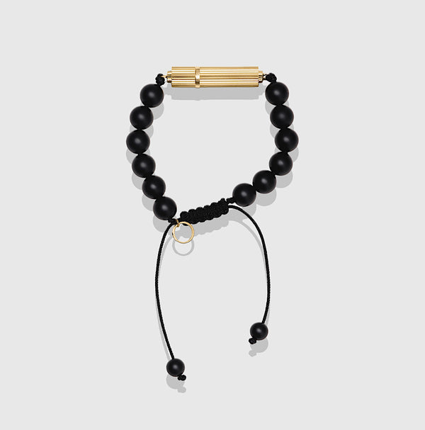 Onyx Bead Bracelet